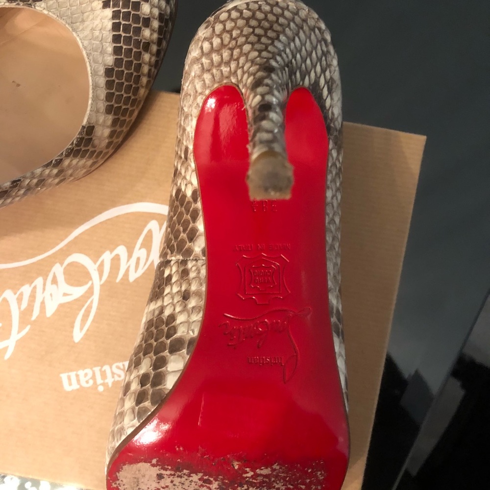 Christian Louboutin Python Pump 100 - image 5